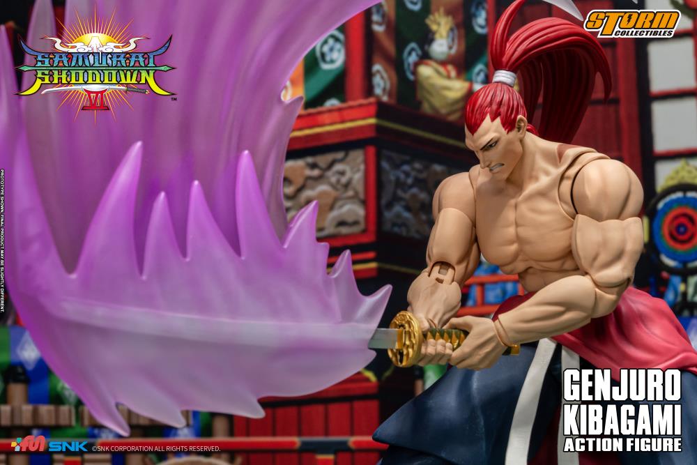 Samurai Shodown Genjuro Kibagami 1/12 Scale BBTS Exclusive Action Figure Gallery Image 19
