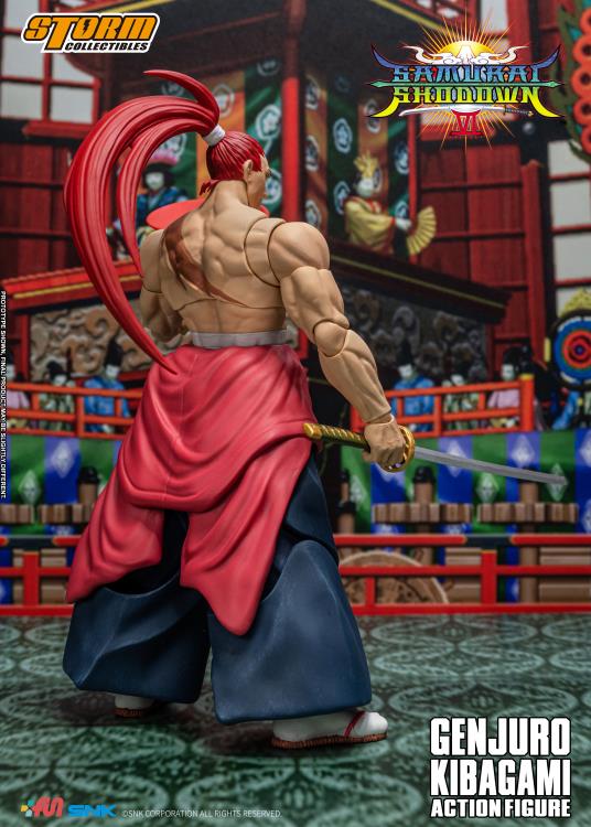 Samurai Shodown Genjuro Kibagami 1/12 Scale BBTS Exclusive Action Figure Gallery Image 9