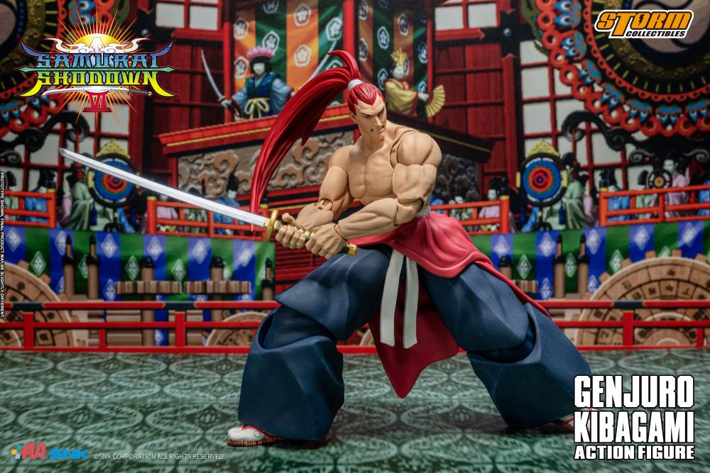 Samurai Shodown Genjuro Kibagami 1/12 Scale BBTS Exclusive Action Figure Gallery Image 7