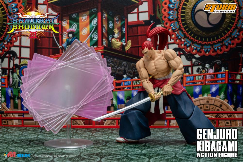 Samurai Shodown Genjuro Kibagami 1/12 Scale BBTS Exclusive Action Figure Gallery Image 15