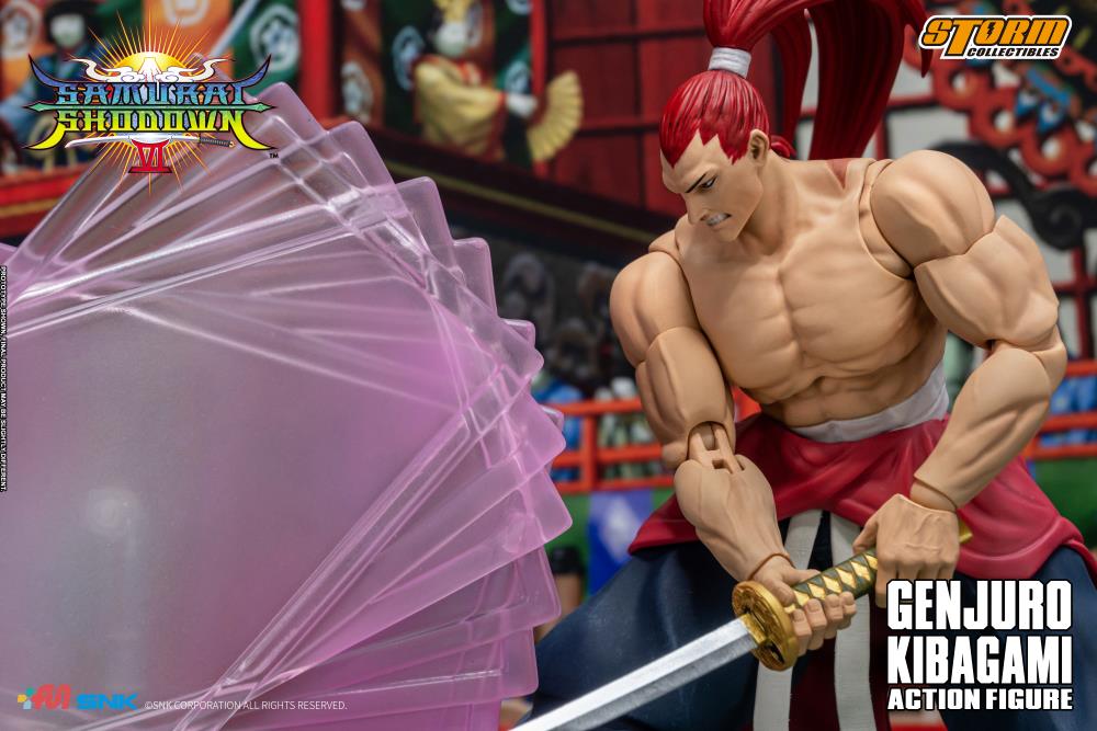 Samurai Shodown Genjuro Kibagami 1/12 Scale BBTS Exclusive Action Figure Gallery Image 16