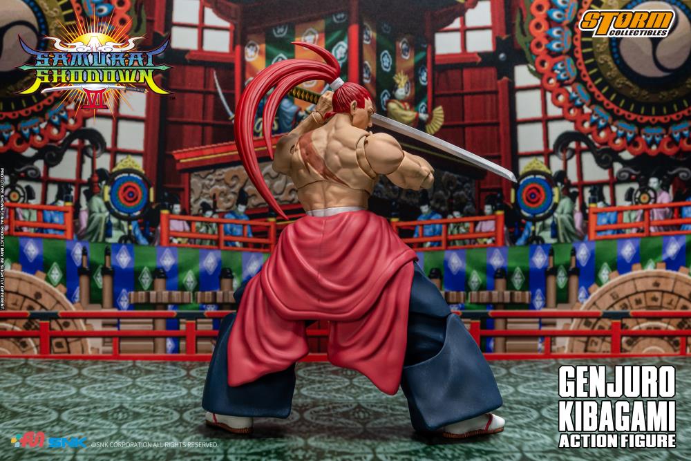 Samurai Shodown Genjuro Kibagami 1/12 Scale BBTS Exclusive Action Figure Gallery Image 4