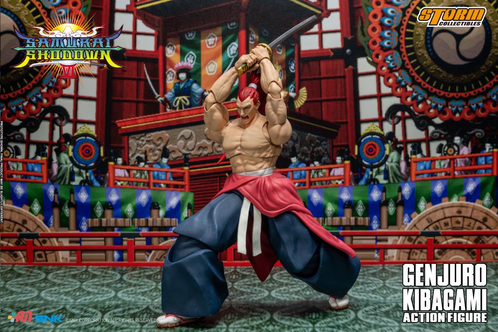 Samurai Shodown Genjuro Kibagami 1/12 Scale BBTS Exclusive Action Figure Gallery Image 6