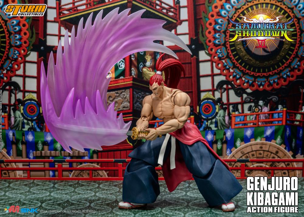 Samurai Shodown Genjuro Kibagami 1/12 Scale BBTS Exclusive Action Figure Gallery Image 17