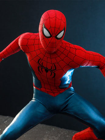 Spider-Man: No Way Home MMS679 Spider-Man (New Red and Blue Suit) 1/6th Scale Collectible Figure Gallery Image 2