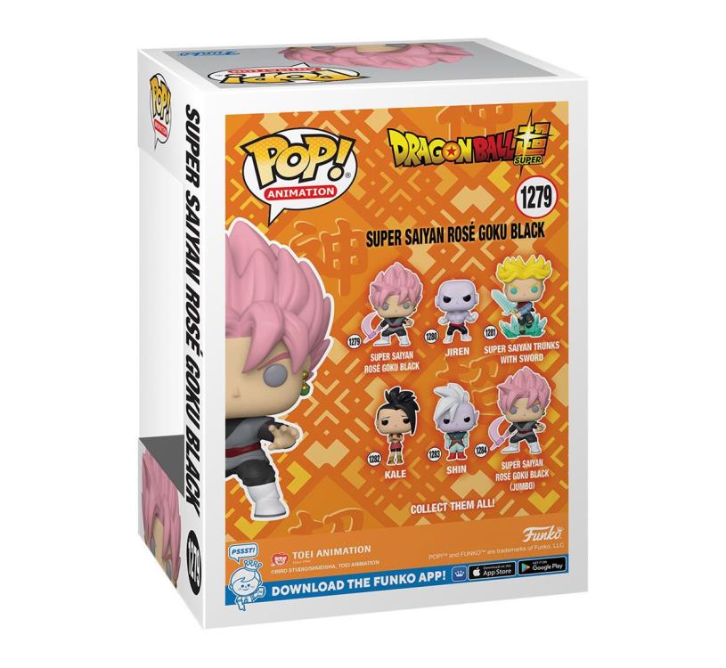 Pop! Animation: Dragon Ball Super - Super Saiyan Rose Goku Black (Glow-in-the-Dark) Exclusive Gallery Image 7