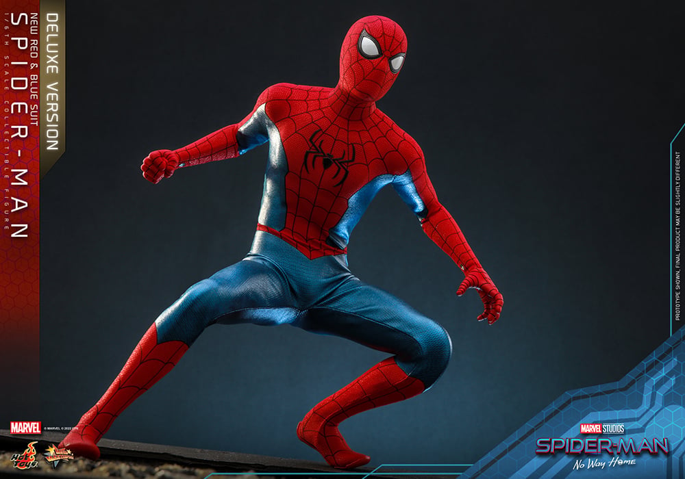 スパイダーマン 新赤青スーツ デラックス版 MMS680欠損あり Spider-Man: No Way Home MMS680 Spider-Man (New Red and Blue Suit