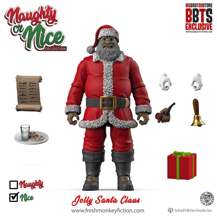 Naughty or Nice Collection Jolly Santa BBTS Exclusive Figure (Reissue) Gallery Image 3