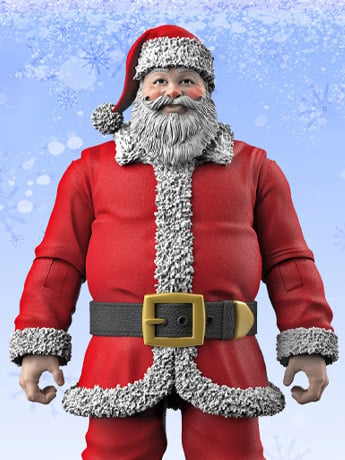 Naughty or Nice Collection Classic Santa BBTS Exclusive Figure (Reissue) Gallery Image 2