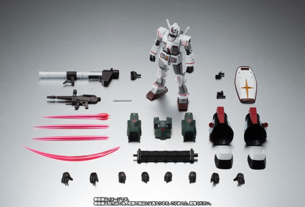 Gundam Robot Spirits RX-78-2 Gundam (ver. A.N.I.M.E. Rollout Color) & Plamo-Kyoshiro Special Parts Set Gallery Image 12