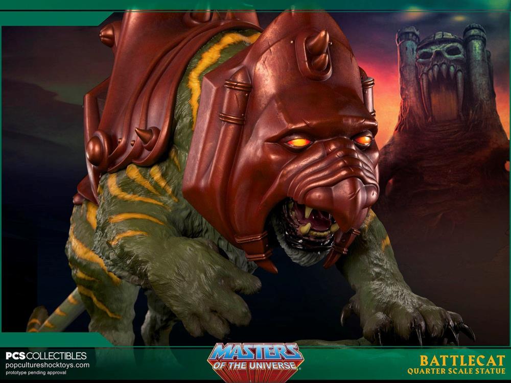 Masters of the Universe Battle Cat 1/4 Scale Statue Gallery Image 8