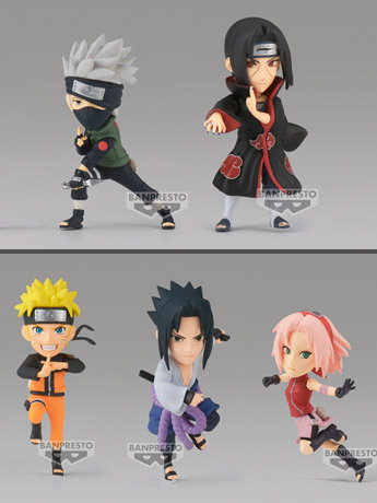 Naruto: Shippuden World Collectable Figure Set of 5 Figures Gallery Image 2