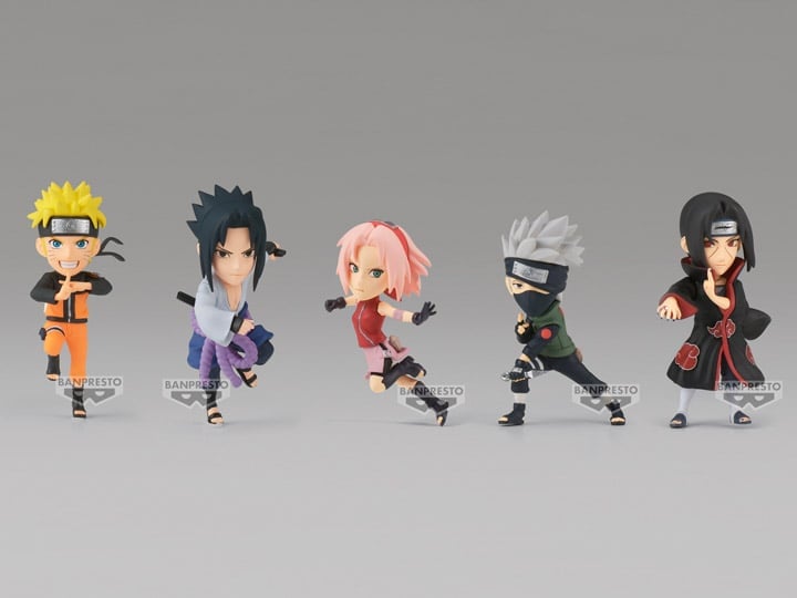 Naruto: Shippuden World Collectable Figure Set of 5 Figures Gallery Image 1
