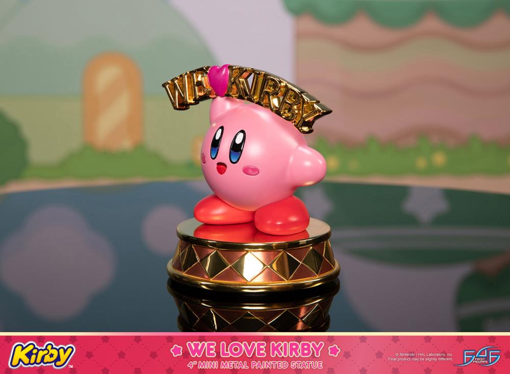 Kirby We Love Kirby Mini Metal Statue Gallery Image 4
