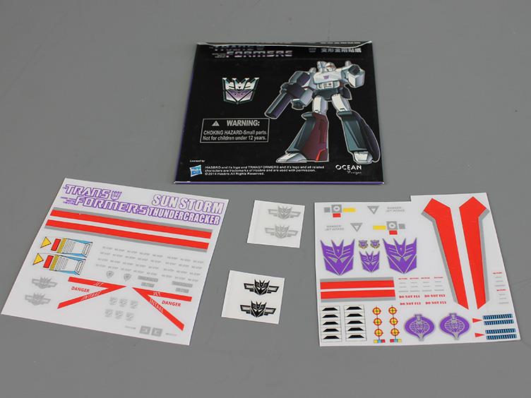 Transformers Thundercracker Decals (For MP-07) Gallery Image 1