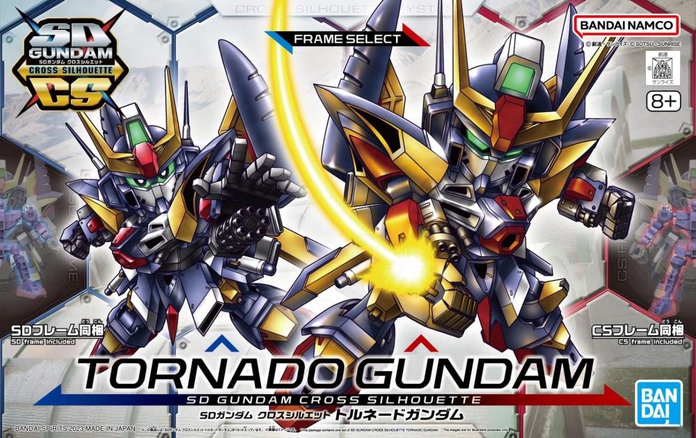 Gundam SD Gundam Cross Silhouette Tornado Gundam Model Kit Gallery Image 15