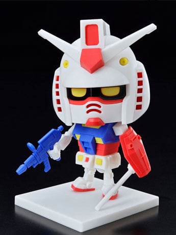 Mobile Suit Gundam Gunpla-Kun DX (With Runner Ver. Recreation Parts) Model Kit Gallery Image 2