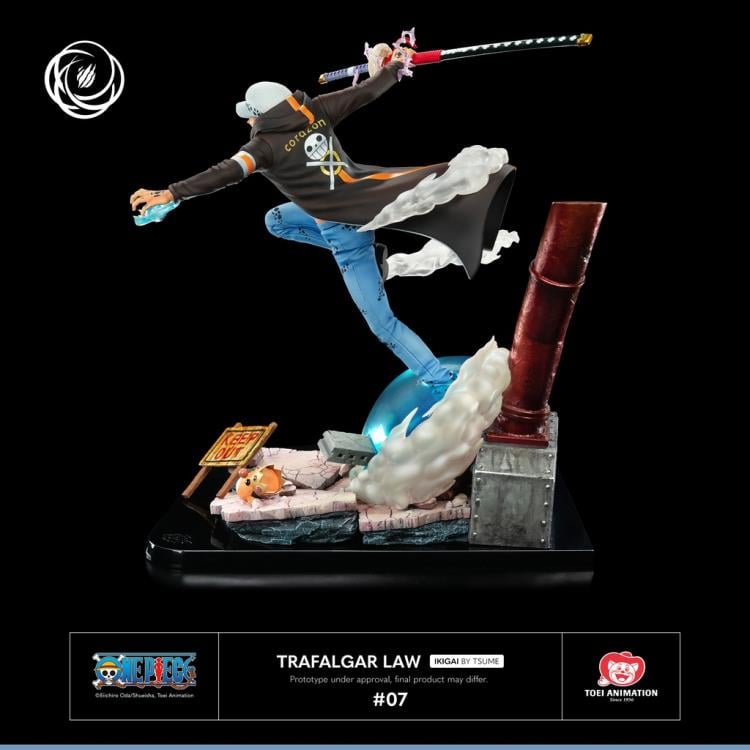 One Piece Ikigai Trafalgar Law 1/6 Scale Limited Edition Statue Gallery Image 5