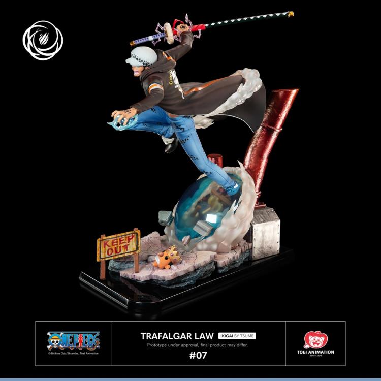 One Piece Ikigai Trafalgar Law 1/6 Scale Limited Edition Statue Gallery Image 4
