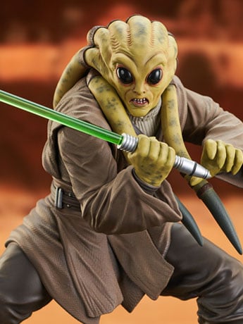 Star Wars: Attack of the Clones Premier Collection Kit Fisto 1/7 Scale Limited Edition Statue Gallery Image 2