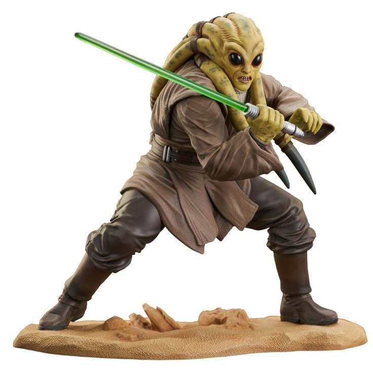 Star Wars: Attack of the Clones Premier Collection Kit Fisto 1/7 Scale Limited Edition Statue Gallery Image 14