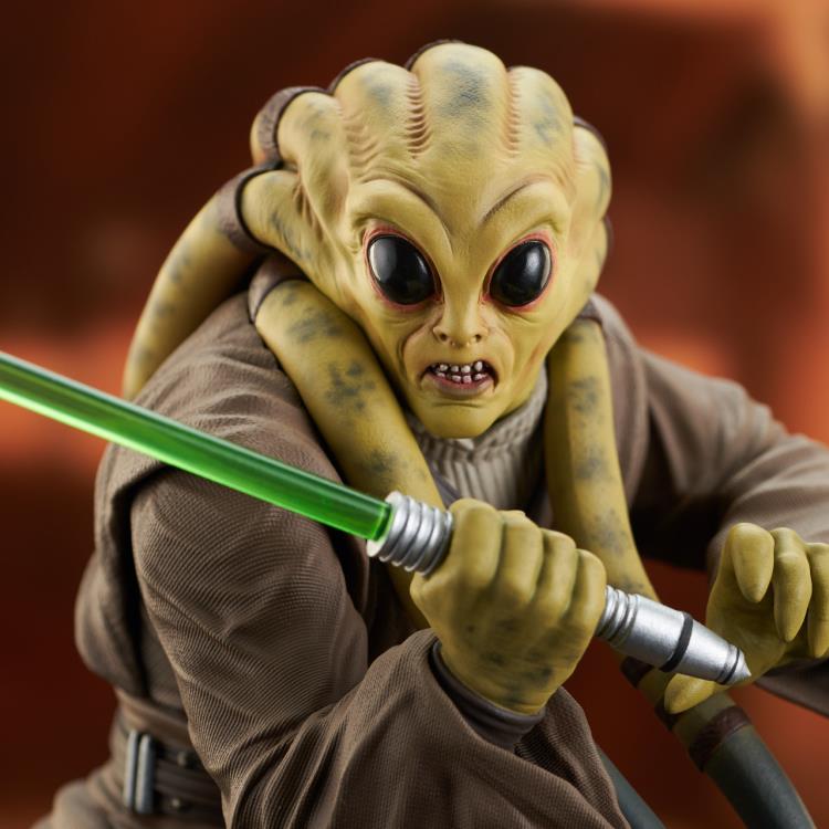 Star Wars: Attack of the Clones Premier Collection Kit Fisto 1/7 Scale Limited Edition Statue Gallery Image 8