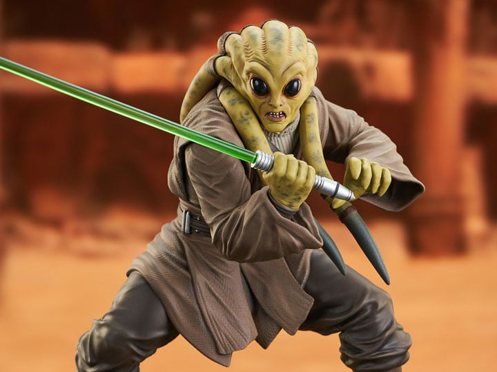 Star Wars: Attack of the Clones Premier Collection Kit Fisto 1/7 Scale Limited Edition Statue Gallery Image 1