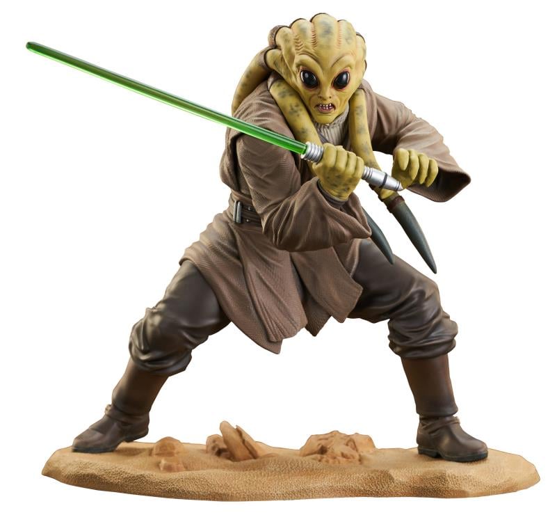 Star Wars: Attack of the Clones Premier Collection Kit Fisto 1/7 Scale Limited Edition Statue Gallery Image 13