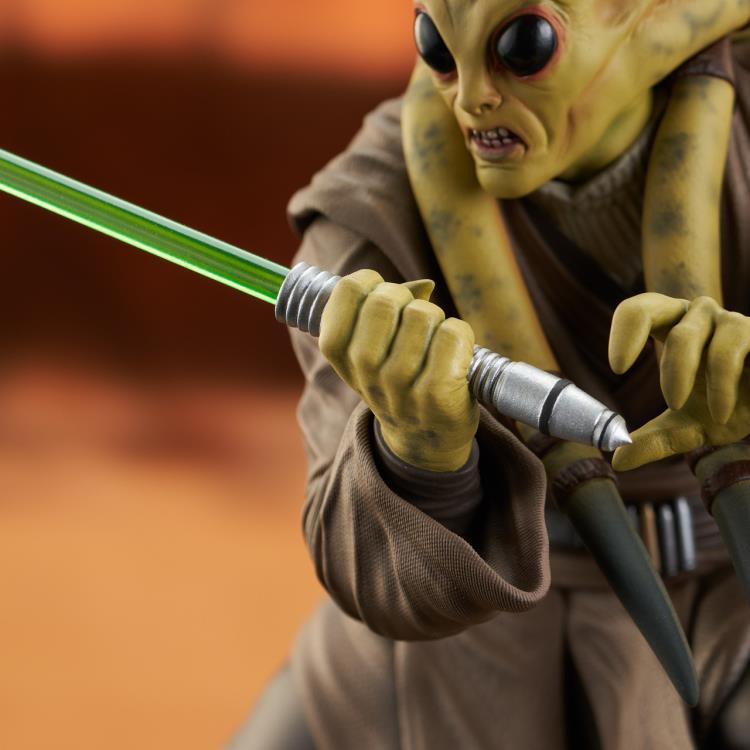 Star Wars: Attack of the Clones Premier Collection Kit Fisto 1/7 Scale Limited Edition Statue Gallery Image 10