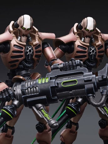Warhammer 40k Necrons Szarekhan Dynasty Immortals with Tesla Carbines 1/18 Scale Figure Set Gallery Image 2
