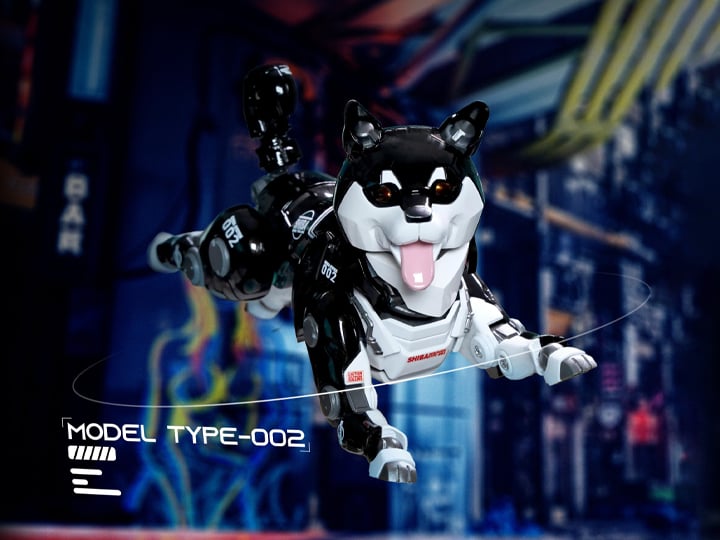 Cyber Pet Shiba System 002 Hihi Figure