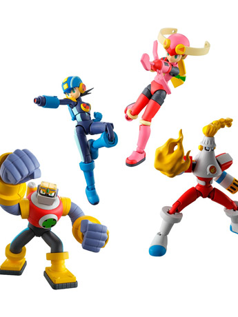 Mega Man SMP Kit Makes Pose Mega Man EXE Battle Network Vol. 1 Model Kit Set Gallery Image 2