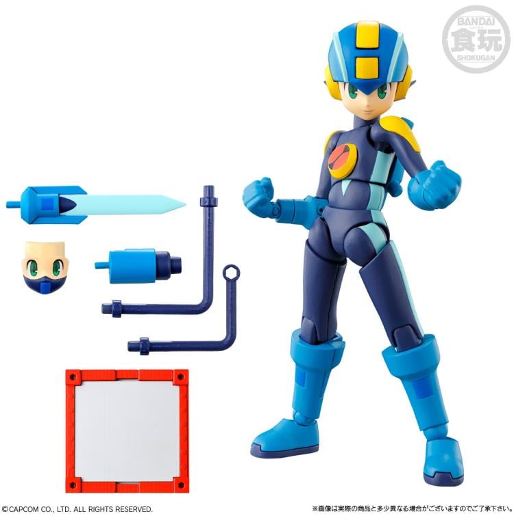 Mega Man SMP Kit Makes Pose Mega Man EXE Battle Network Vol. 1 Model Kit Set Gallery Image 3