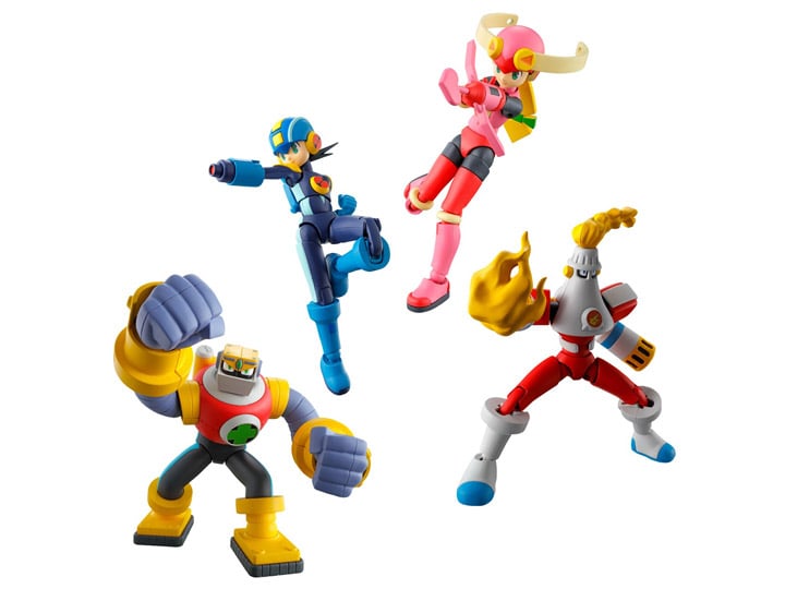 Mega Man SMP Kit Makes Pose Mega Man EXE Battle Network Vol. 1 Model Kit Set Gallery Image 1
