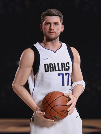 NBA Real Masterpiece Luka Doncic 1/6 Scale Limited Edition Figure Gallery Image 2