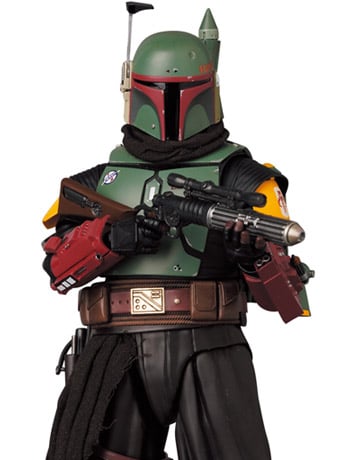 The Mandalorian MAFEX No.201 Boba Fett (Recovered Armor) Action Figure