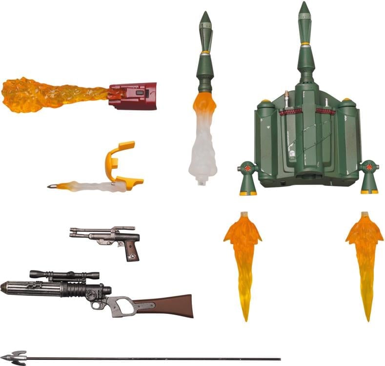 The Mandalorian MAFEX No.201 Boba Fett (Recovered Armor) Action Figure