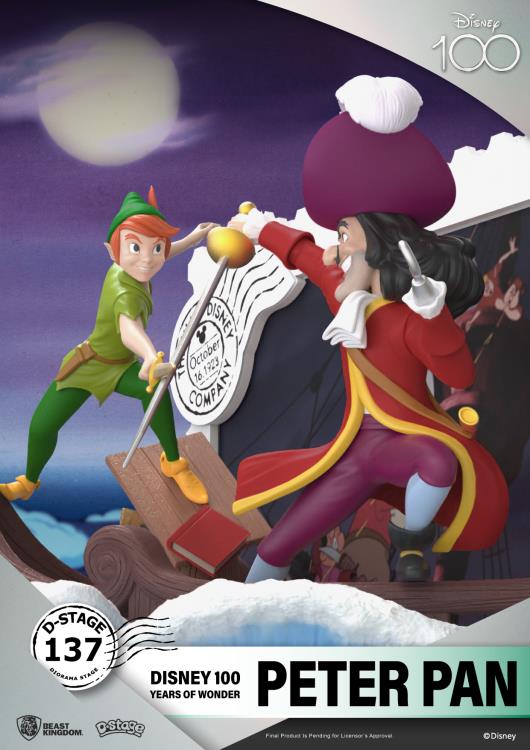 Disney 100 Years of Wonder D-Stage DS-137 Peter Pan Statue Gallery Image 6