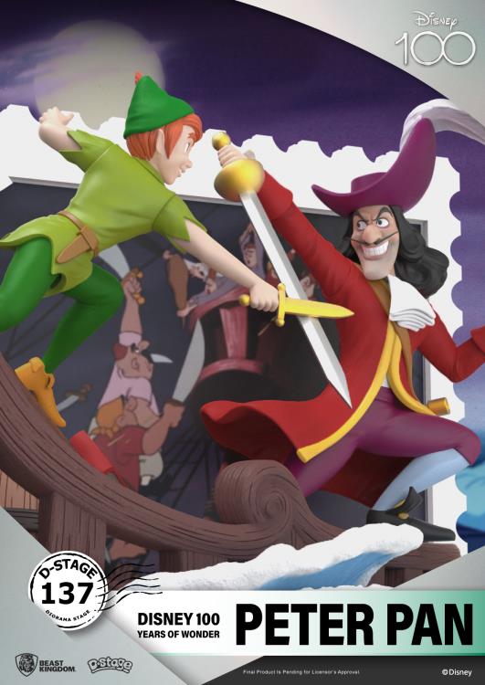 Disney 100 Years of Wonder D-Stage DS-137 Peter Pan Statue Gallery Image 7