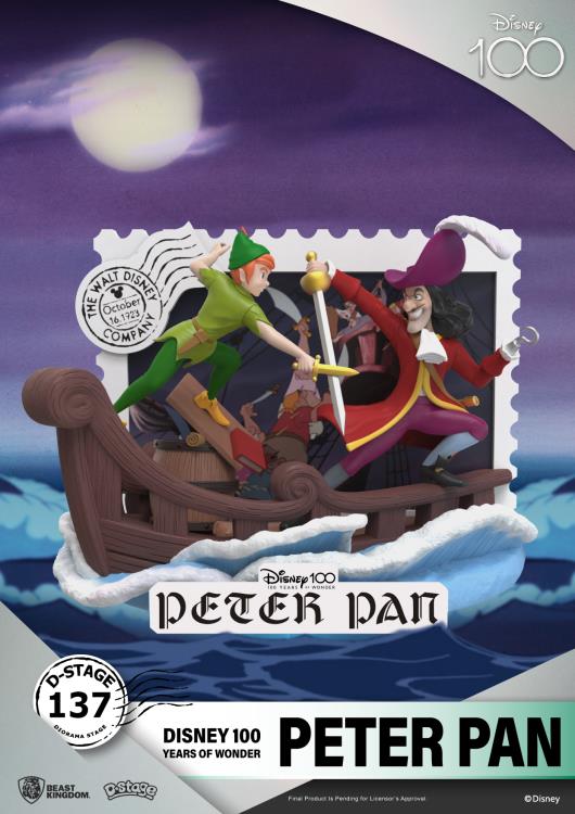 Disney 100 Years of Wonder D-Stage DS-137 Peter Pan Statue Gallery Image 3