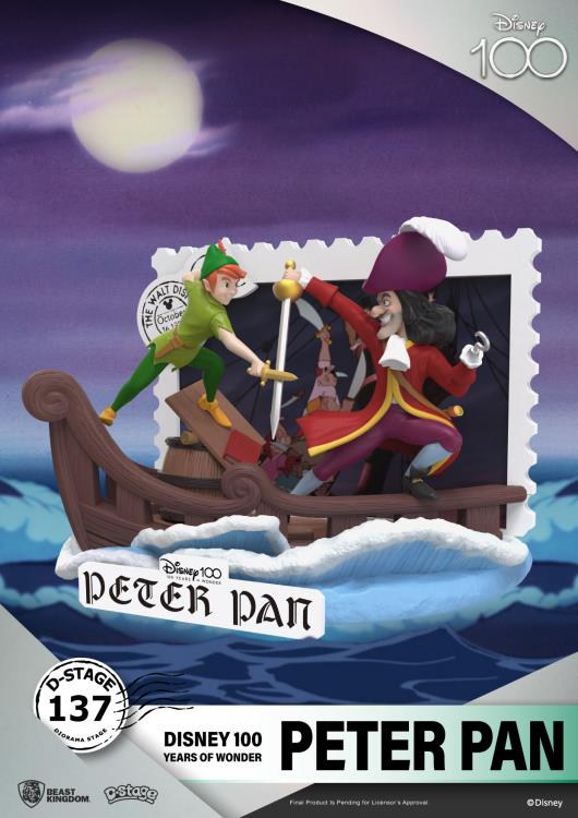Disney 100 Years of Wonder D-Stage DS-137 Peter Pan Statue Gallery Image 5