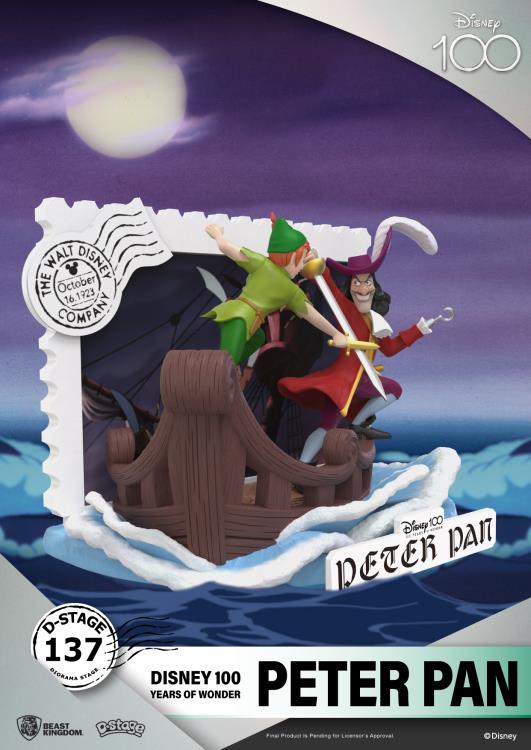 Disney 100 Years of Wonder D-Stage DS-137 Peter Pan Statue Gallery Image 4
