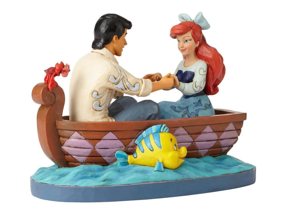 The Little Mermaid Disney Traditions Ariel and Prince Eric Figurine Gallery Image 4