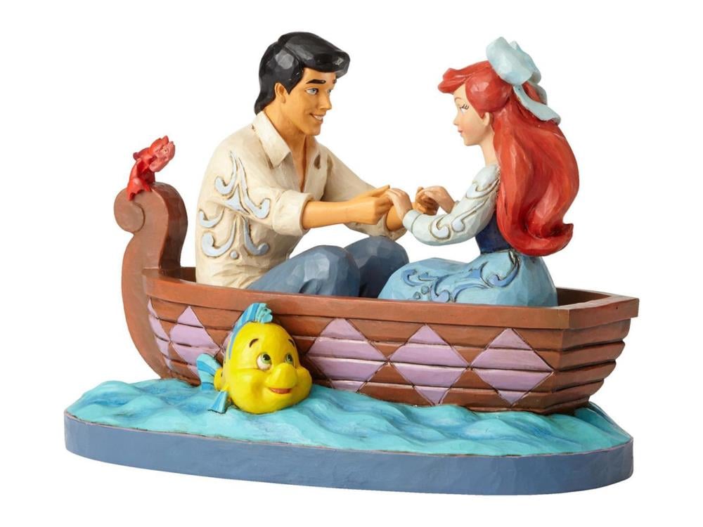 The Little Mermaid Disney Traditions Ariel and Prince Eric Figurine Gallery Image 3