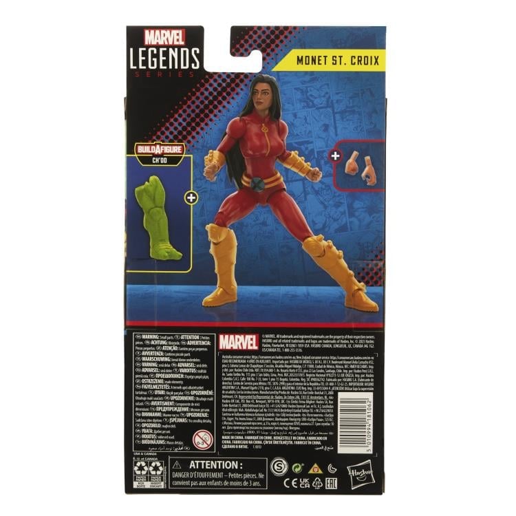 X-Men Marvel Legends Monet St. Croix Action Figure (Ch'od BAF) Gallery Image 9