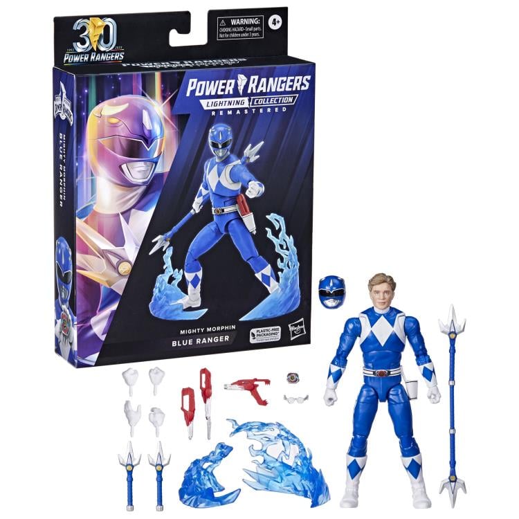 Mighty Morphin Power Rangers Lightning Collection Deluxe Blue Ranger Gallery Image 5