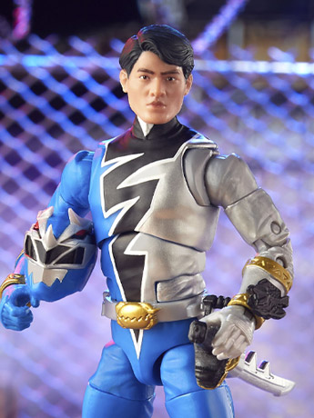 Power Rangers Dino Fury Lightning Collection Blue Ranger Gallery Image 2