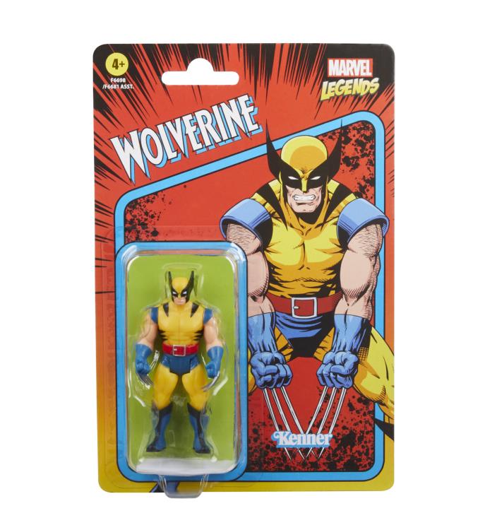 Marvel Legends Retro Collection 3.75" Wolverine Action Figure Gallery Image 4