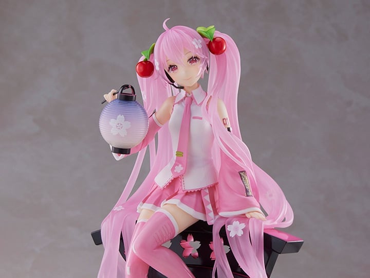 Vocaloid AMP+ Sakura Miku (Sakura Lantern Ver.) Prize Figure