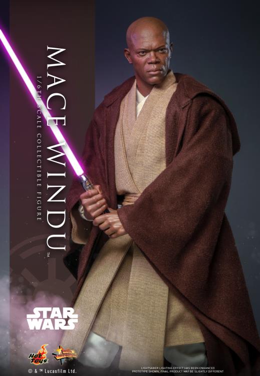 Star Wars: Attack of the Clones MMS681 Mace Windu 1/6th Scale Collectible Figure Gallery Image 20
